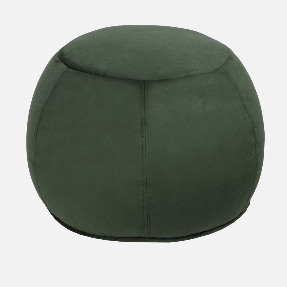 Kami Round Ottoman Green